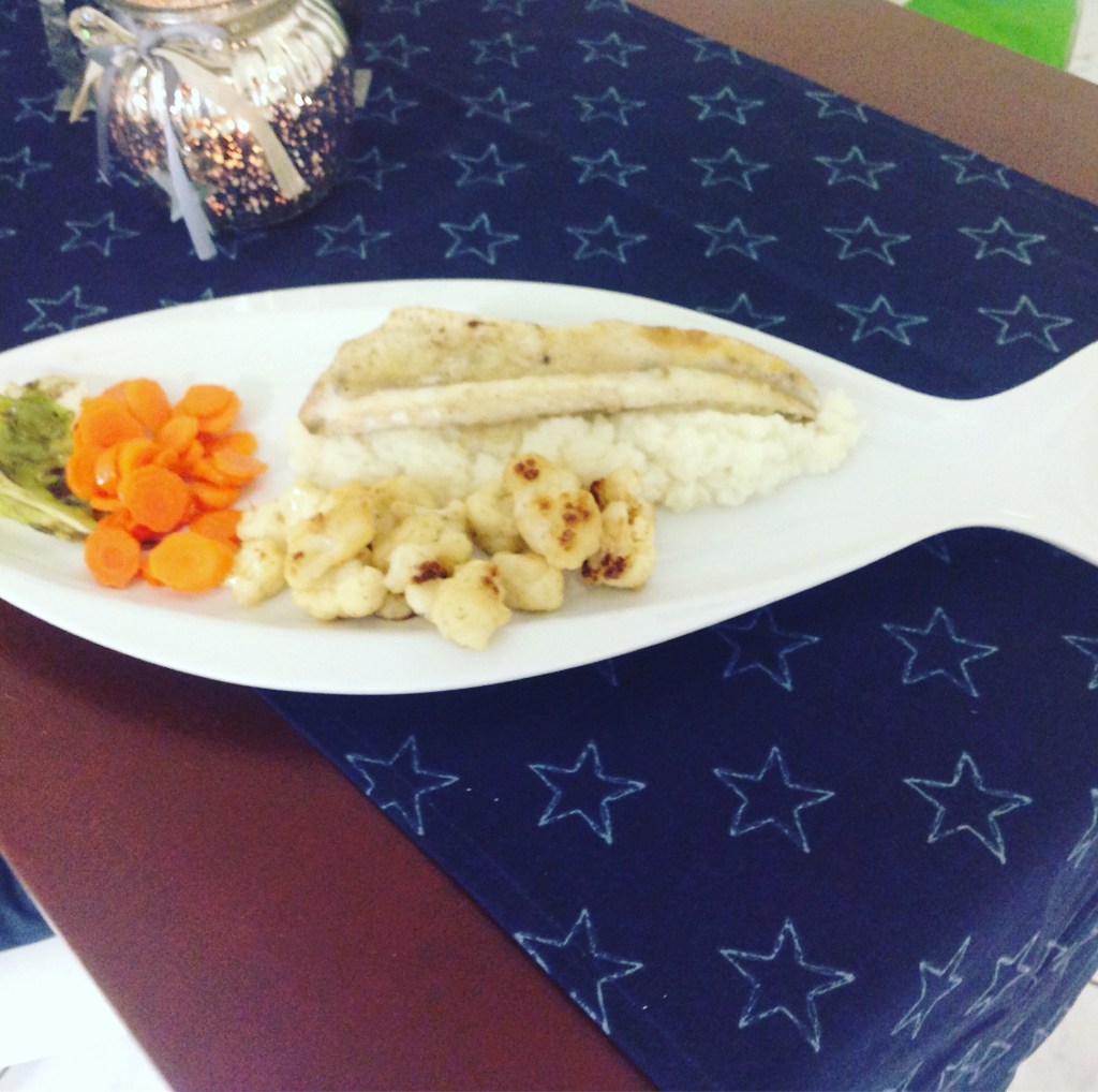 Zander mit Dreierlei vom Blumenkohl und karamelisierten&nbsp;Möhren