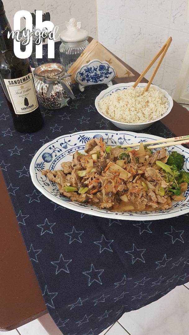 Schweinefilet mit chinesischen&nbsp;Gemüse