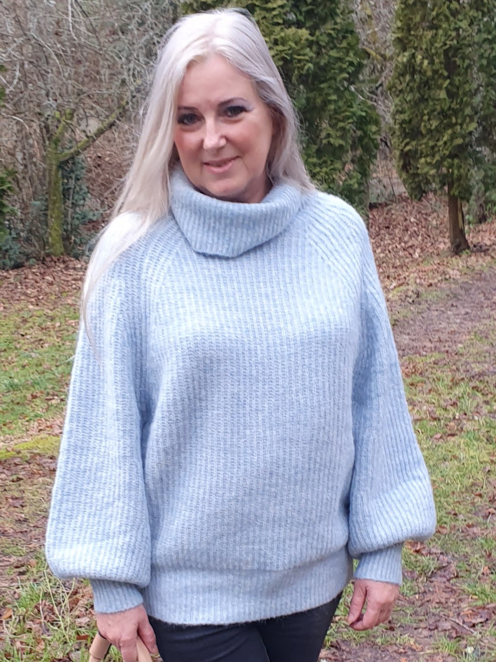 Im Winter hellblau&nbsp;tragen