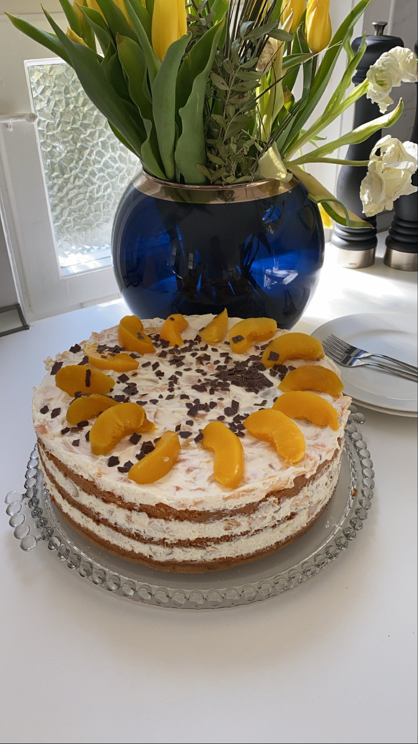 Aprikosen – Pfirsich&nbsp;Torte
