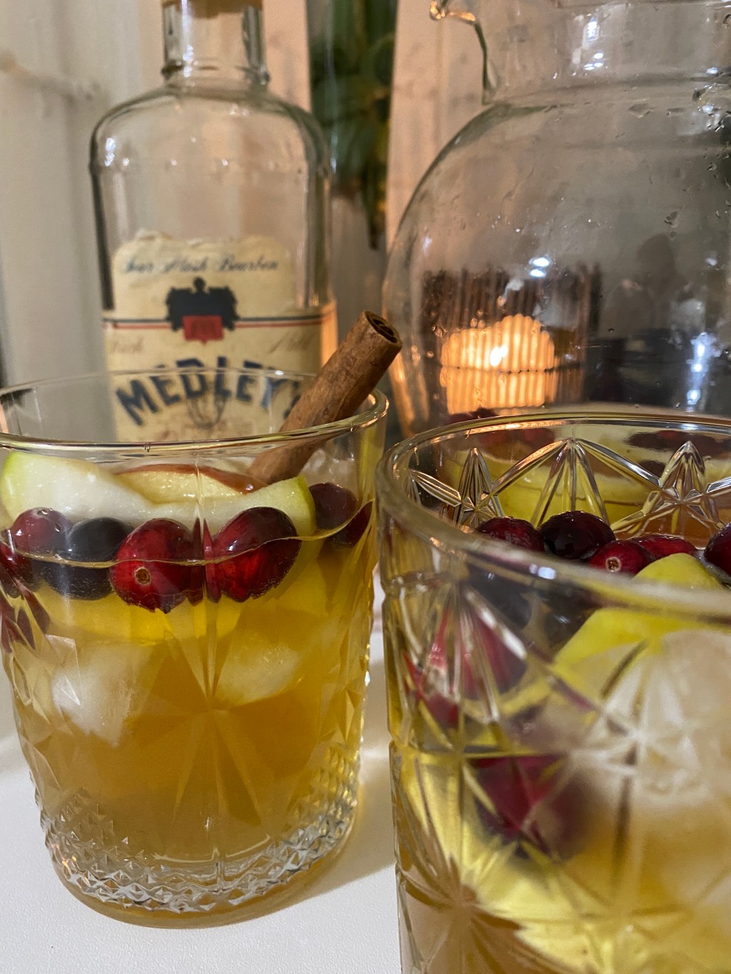 Kalter Apfelpunsch mit&nbsp;Bourbon