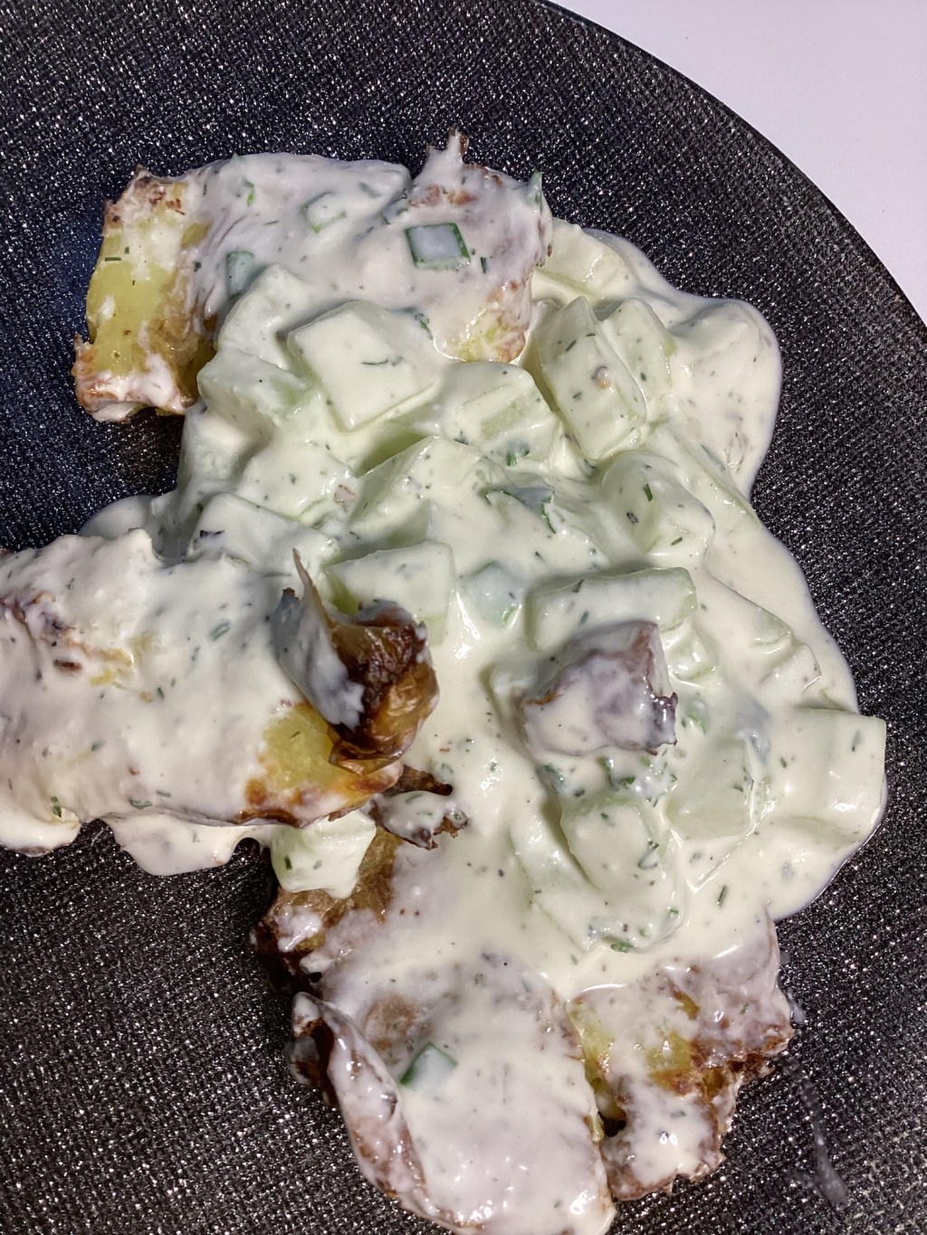 Smashed Potato Salad