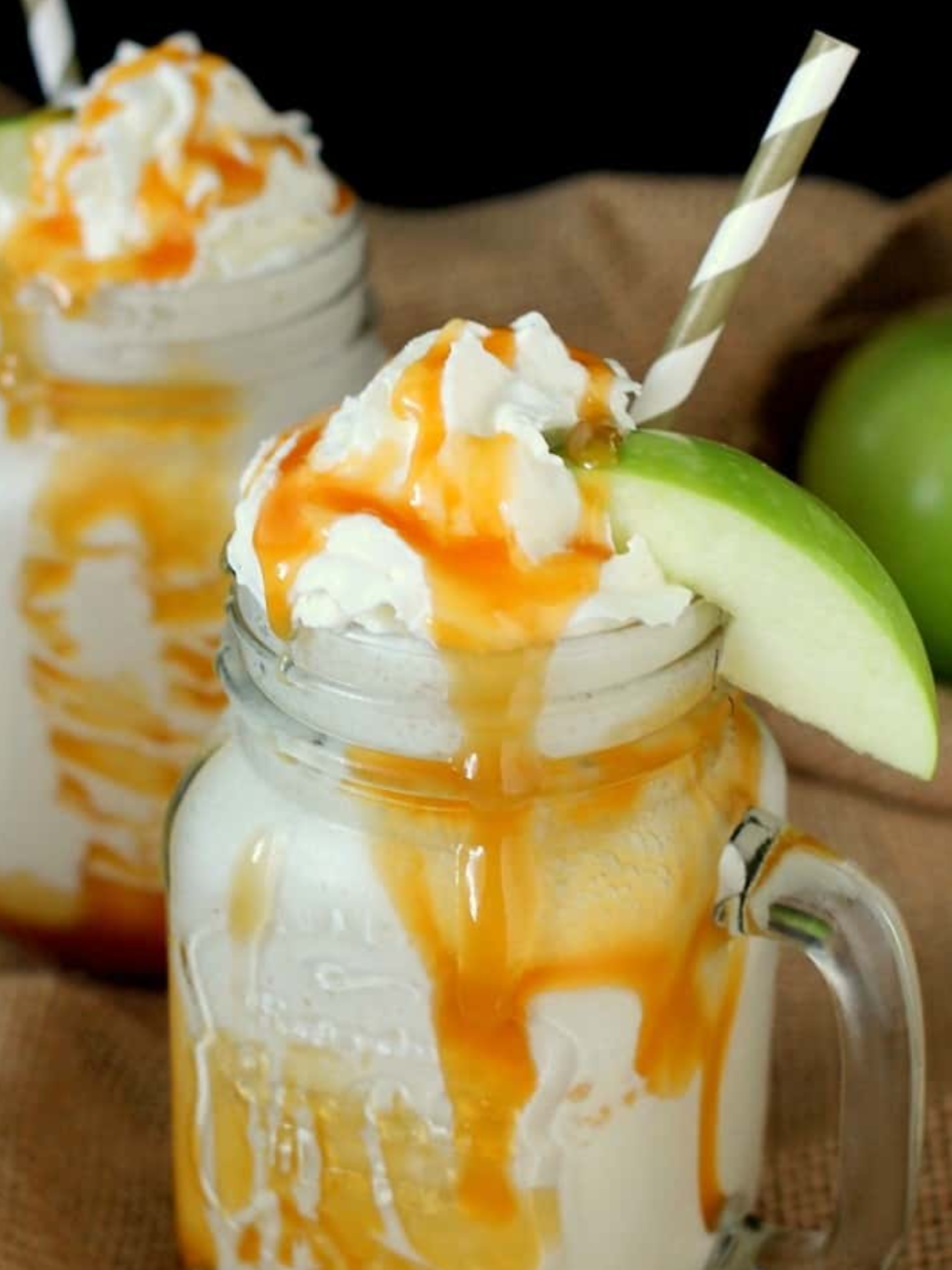 Karamell – Apfel –&nbsp;Milchshake