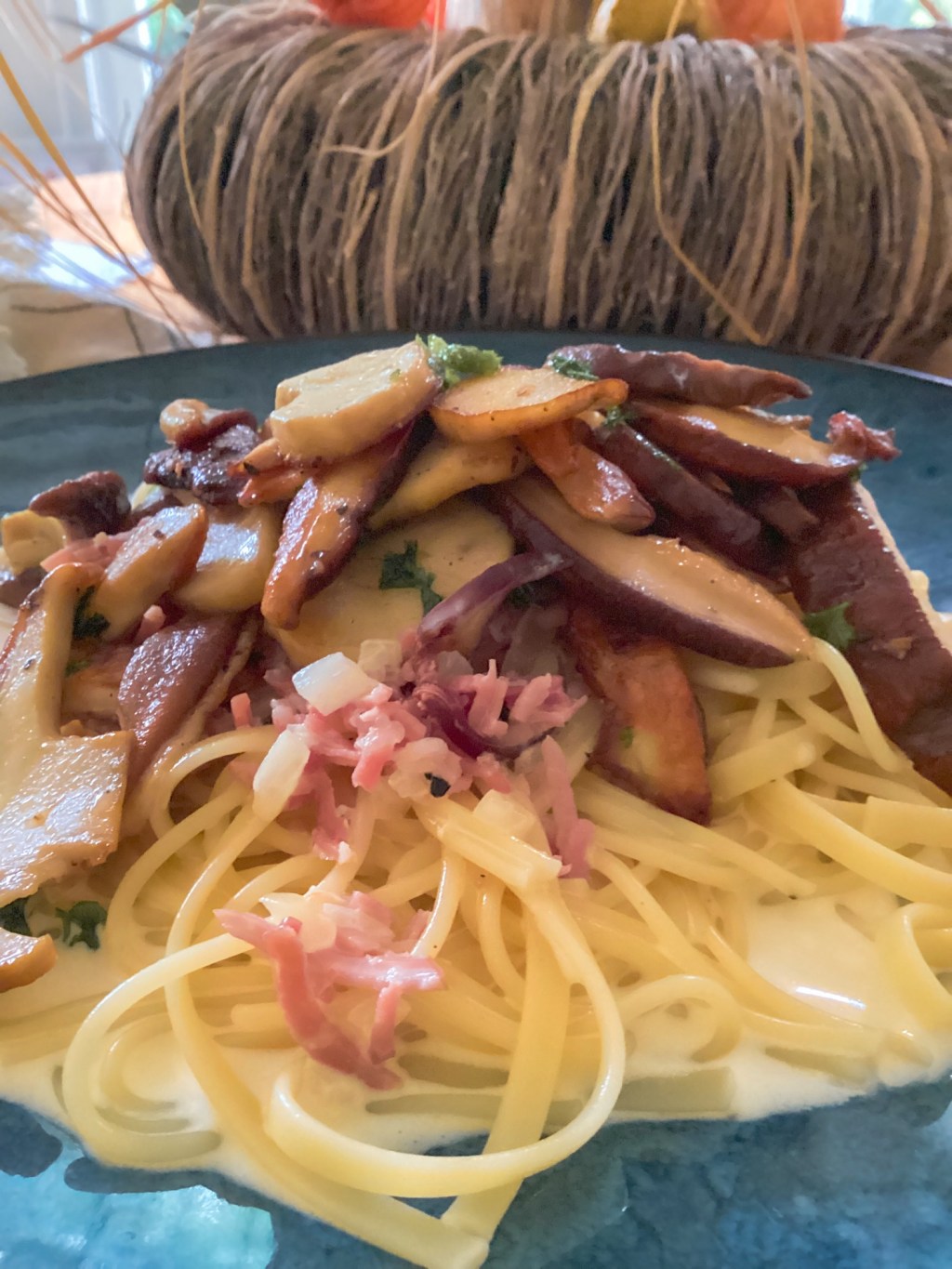Spaghetti mit gebratenen&nbsp;Steinpilzen