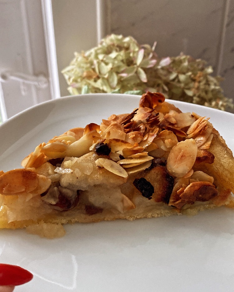 Caramel Apple Pie mit&nbsp;Mandelkruste