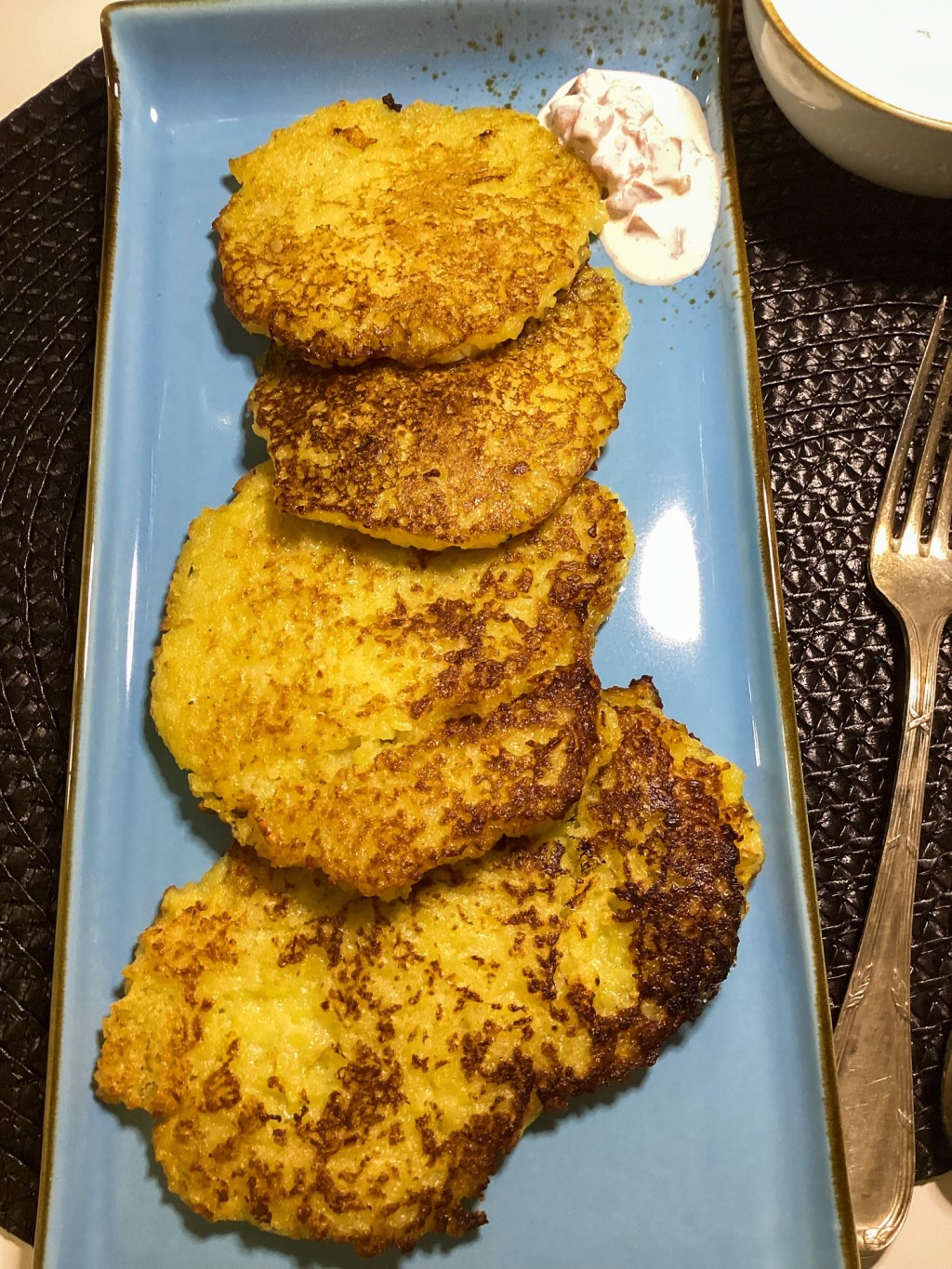 Birnen – Kartoffelpuffer mit&nbsp;Dip