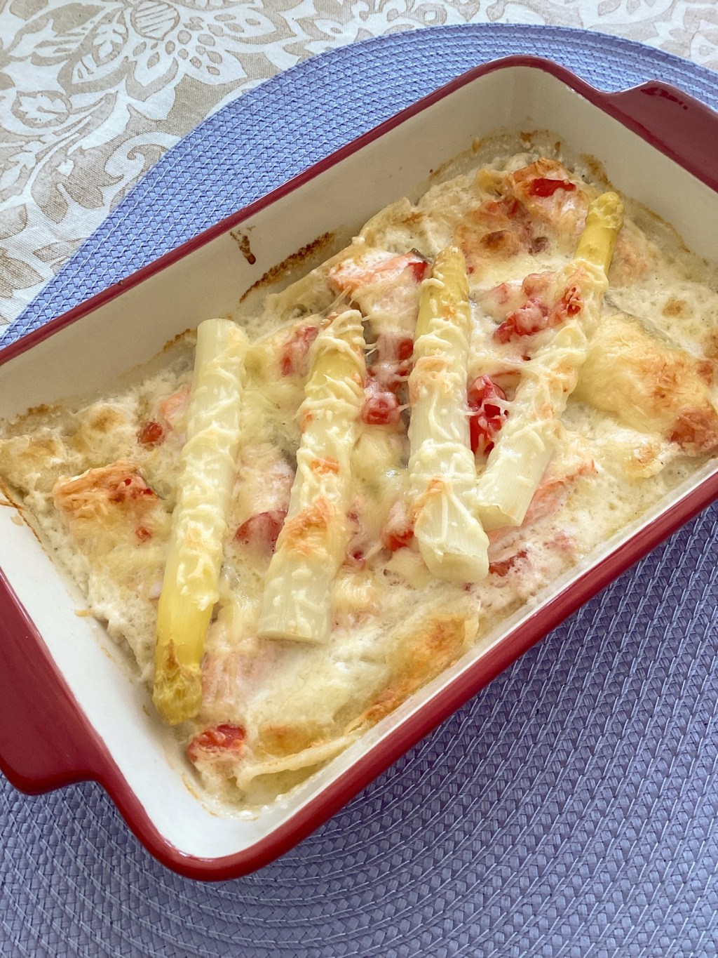 Spargel-Lachs-Lasagne