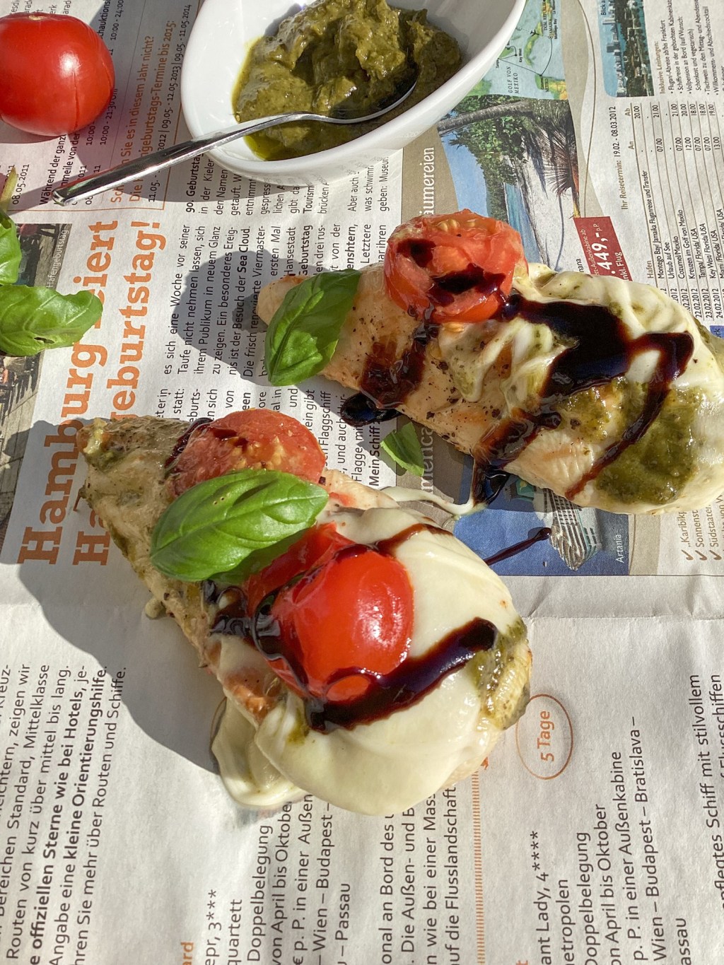 Caprese Chicken aus dem&nbsp;Airfryer