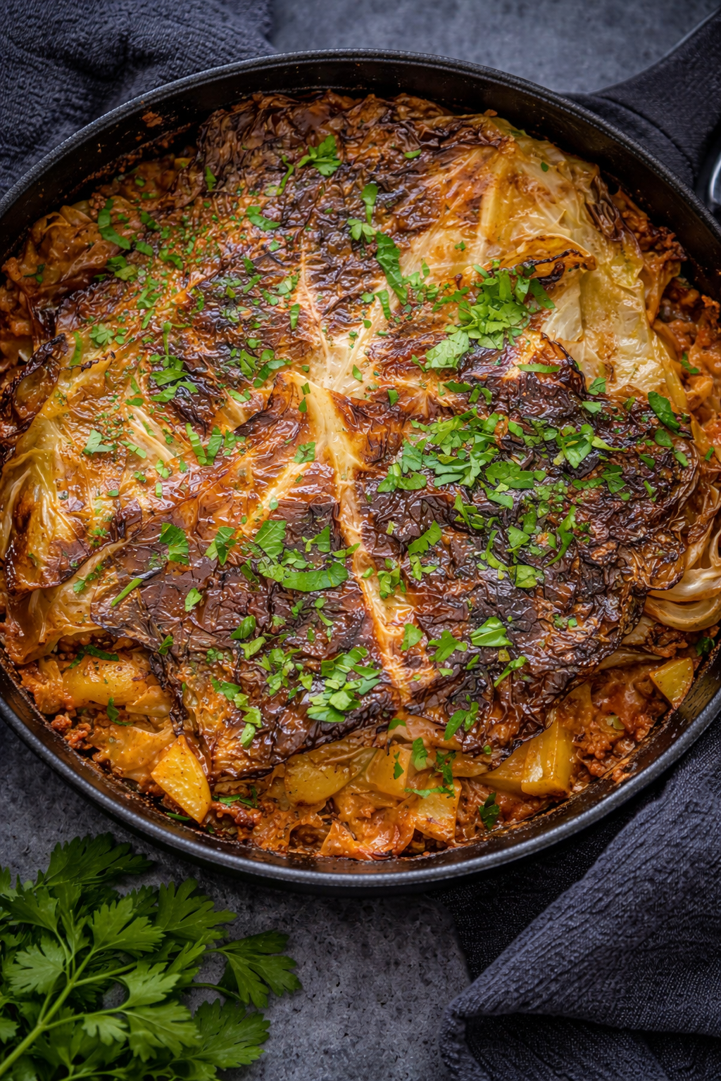 🥬 Light-Rezept: Geplatzte Kohlroulade aus der&nbsp;Pfanne