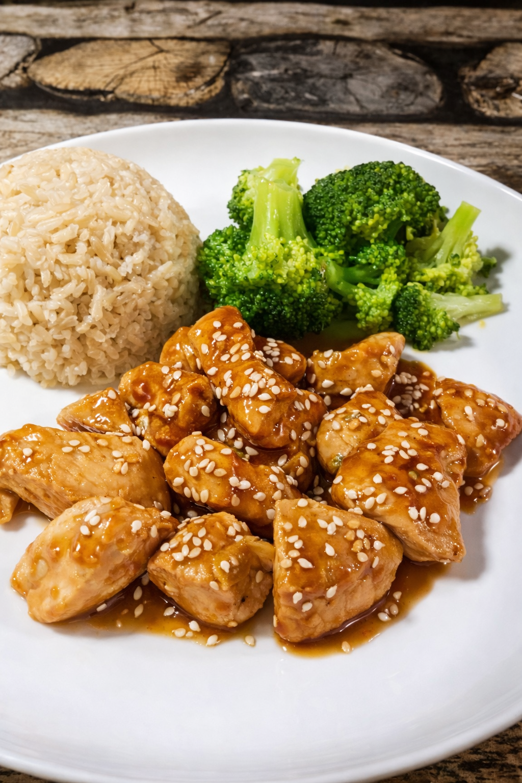 Sesamhühnchen mit Reis und Brokkoli – einfach, gesund &&nbsp;lecker